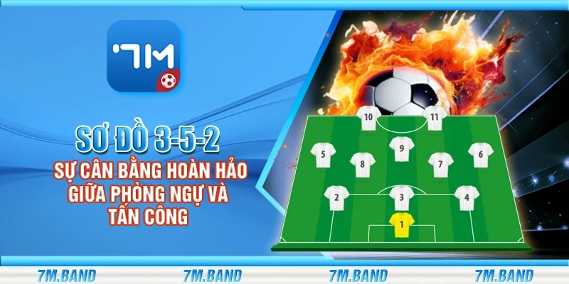 Sơ đồ 3-5-2 – Sự cân bằng hoàn hảo giữa phòng ngự và tấn công
