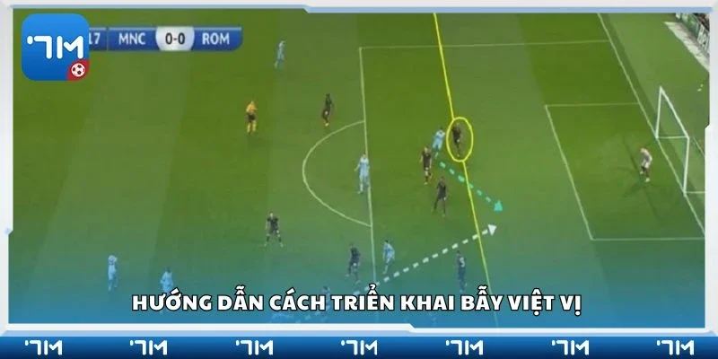 Hướng dẫn cách triển khai bẫy việt vị