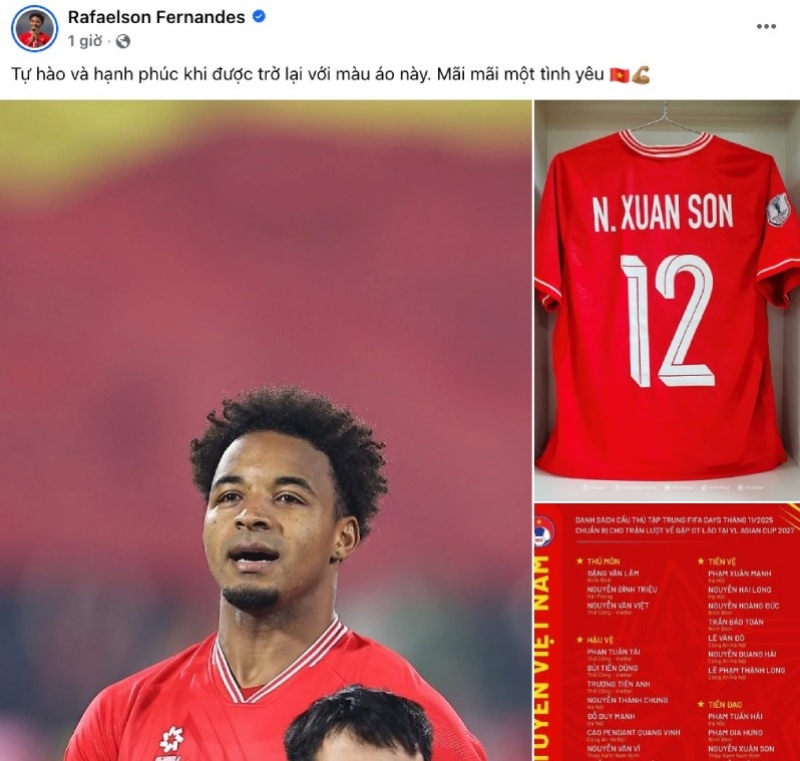 Xuânh Son trở lại sau thời gian dài vắng mặt